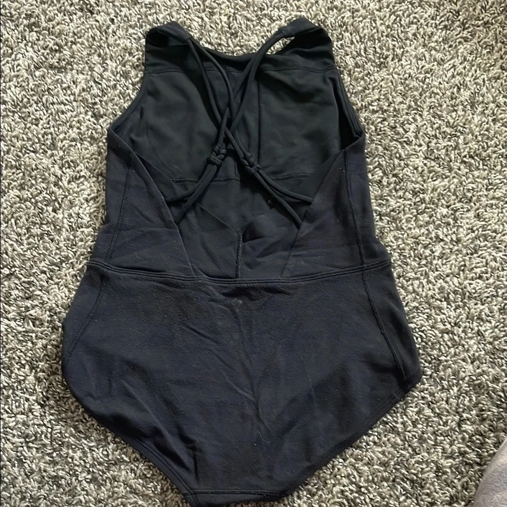 Ivivva Sleek Black Kids Bodysuit
